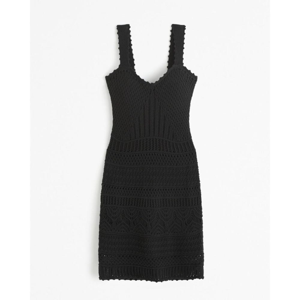 Abercrombie & Fitch Crochet Style Mini Dress S Tall
